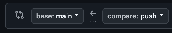 Make selections to merge into main